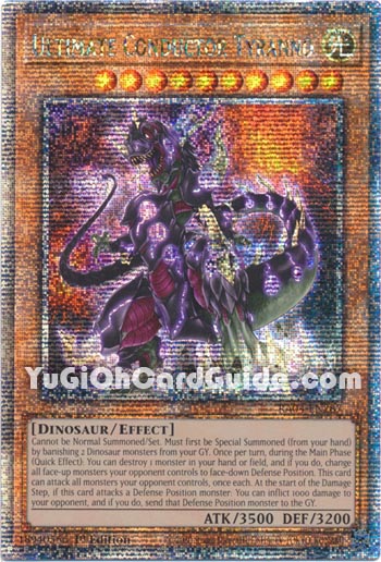 Yu-Gi-Oh Card: Ultimate Conductor Tyranno