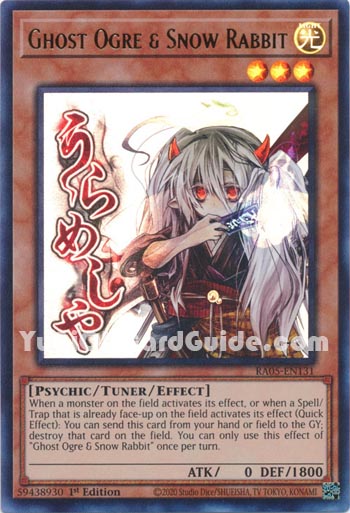 Yu-Gi-Oh! Ghost Ogre & Snow Rabbit