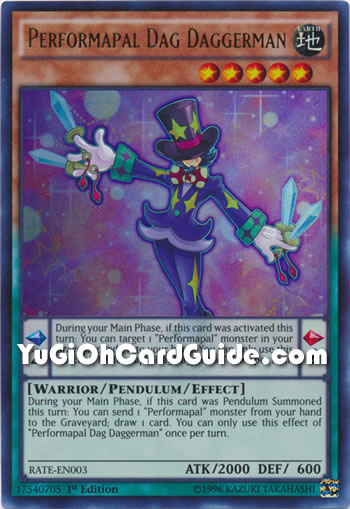 Yu-Gi-Oh Card: Performapal Dag Daggerman