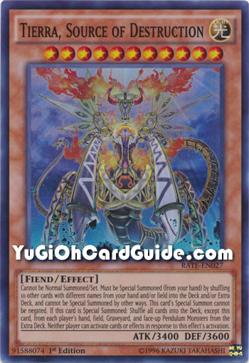 Yu-Gi-Oh Card: Tierra, Source of Destruction