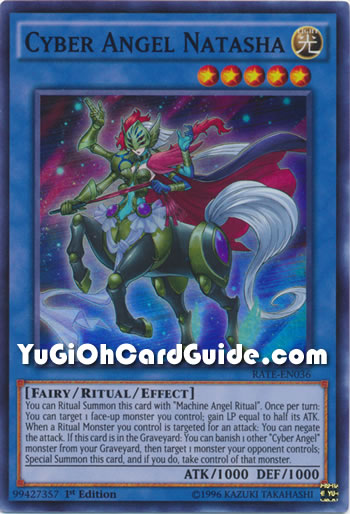 Yu-Gi-Oh Card: Cyber Angel Natasha