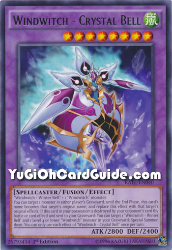 Yu-Gi-Oh Card: Windwitch - Crystal Bell