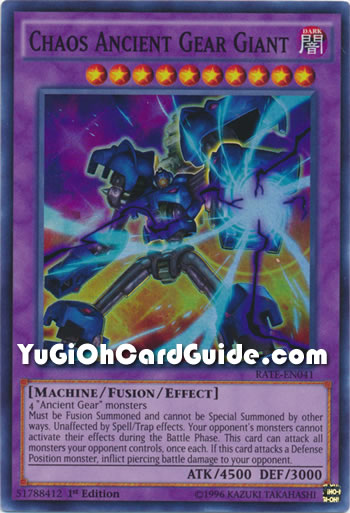 Yu-Gi-Oh Card: Chaos Ancient Gear Giant