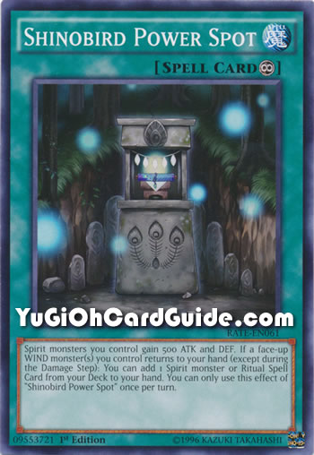 Yu-Gi-Oh! Shinobird Power Spot