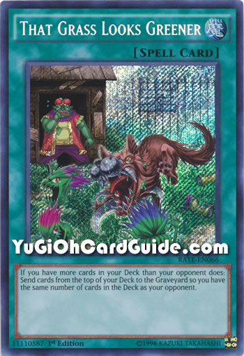 Yu-Gi-Oh Card: That Grass Looks Greener