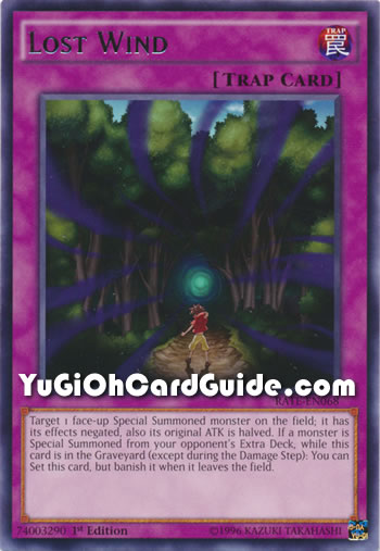 Yu-Gi-Oh Card: Lost Wind