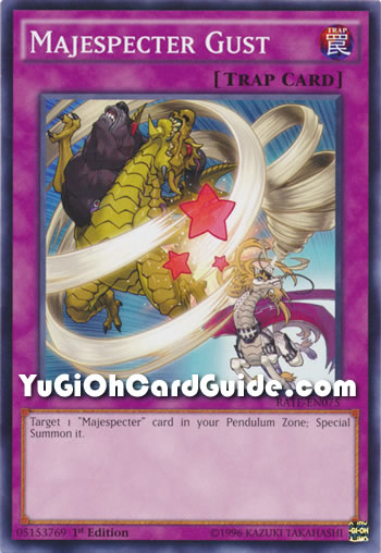 Yu-Gi-Oh Card: Majespecter Gust