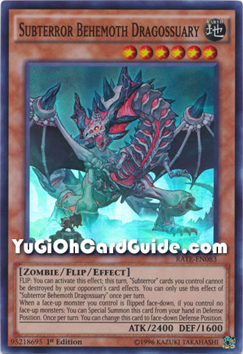Yu-Gi-Oh Card: Subterror Behemoth Dragossuary