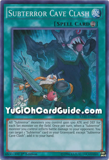 Yu-Gi-Oh Card: Subterror Cave Clash