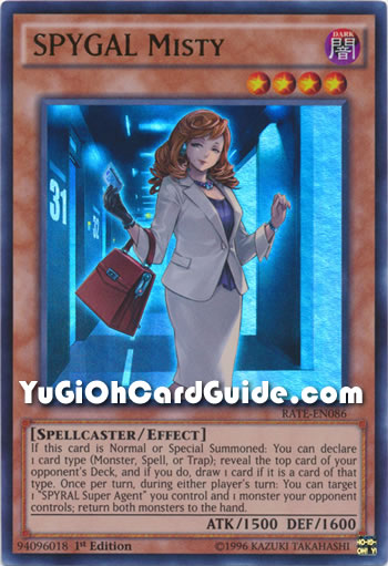 Yu-Gi-Oh Card: SPYGAL Misty