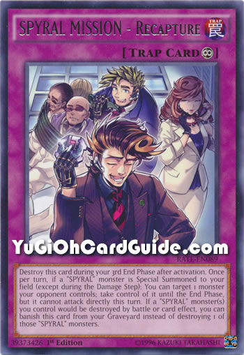 Yu-Gi-Oh Card: SPYRAL MISSION - Recapture