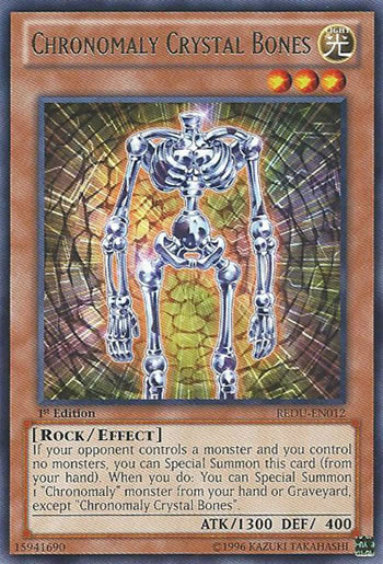 Yu-Gi-Oh Card: Chronomaly Crystal Bones