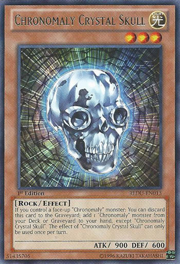 Yu-Gi-Oh Card: Chronomaly Crystal Skull