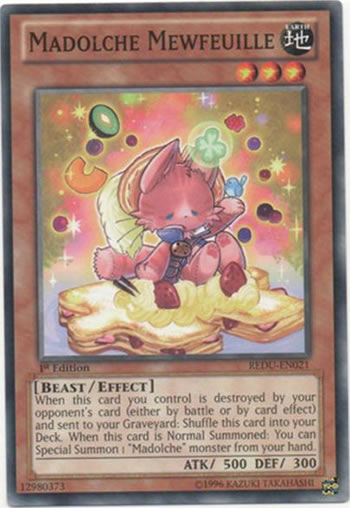 Yu-Gi-Oh Card: Madolche Mewfeuille