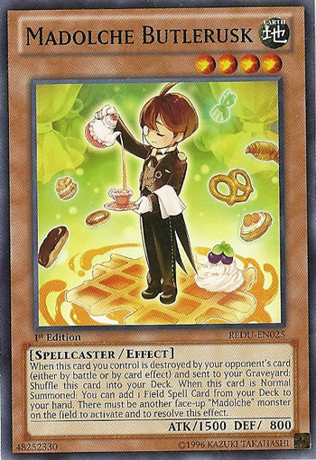 Yu-Gi-Oh Card: Madolche Butlerusk