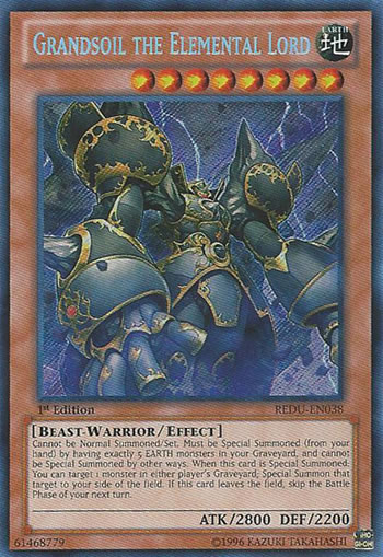 Yu-Gi-Oh Card: Grandsoil the Elemental Lord