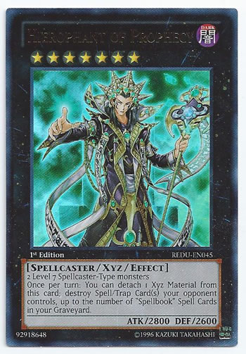 Yu-Gi-Oh Card: Hierophant of Prophecy