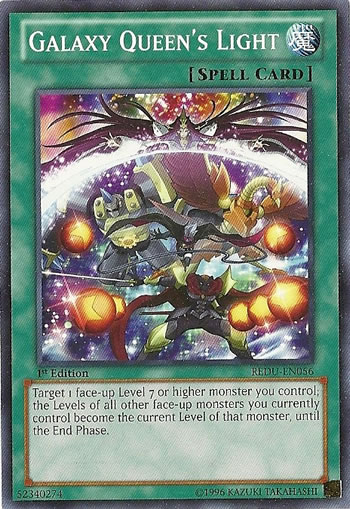 Yu-Gi-Oh Card: Galaxy Queen's Light