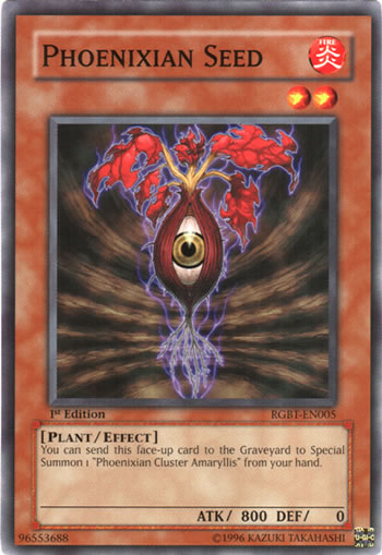 Yu-Gi-Oh Card: Phoenixian Seed