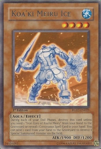 Yu-Gi-Oh Card: Koa'ki Meiru Ice