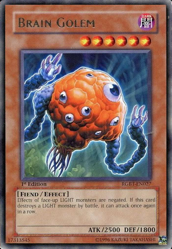 Yu-Gi-Oh Card: Brain Golem