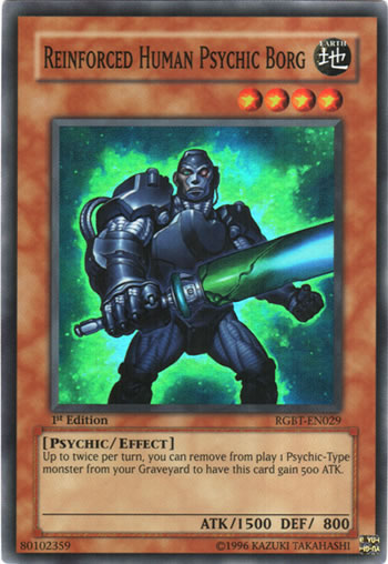 Yu-Gi-Oh Card: Reinforced Human Psychic Borg