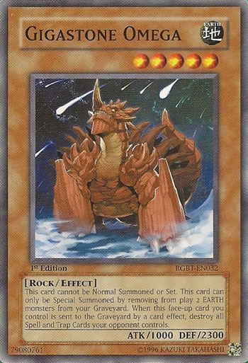Yu-Gi-Oh Card: Gigastone Omega