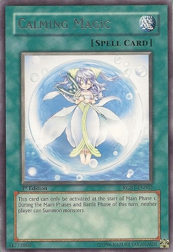 Yu-Gi-Oh Card: Calming Magic