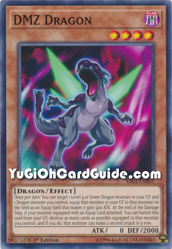 Yu-Gi-Oh Card: DMZ Dragon