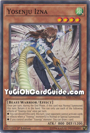 Yu-Gi-Oh Card: Yosenju Izna
