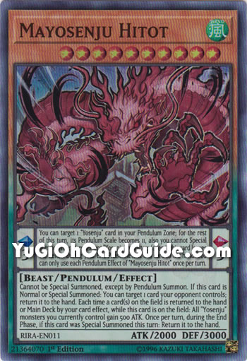 Yu-Gi-Oh Card: Mayosenju Hitot