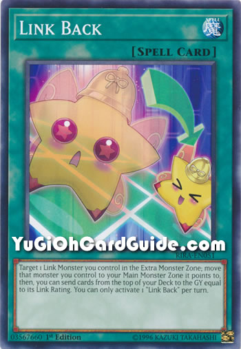 Yu-Gi-Oh Card: Link Back