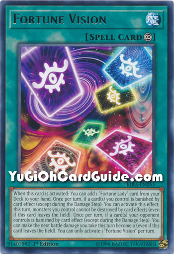 Yu-Gi-Oh Card: Fortune Vision