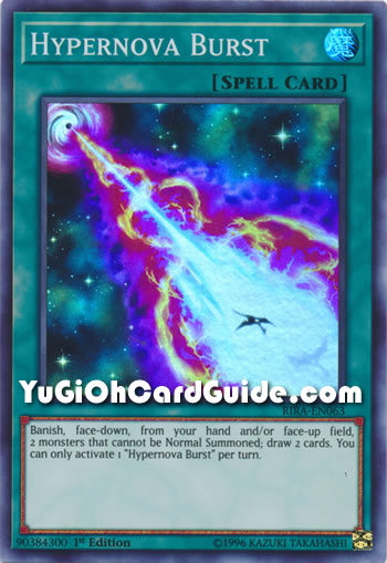 Yu-Gi-Oh Card: Hypernova Burst