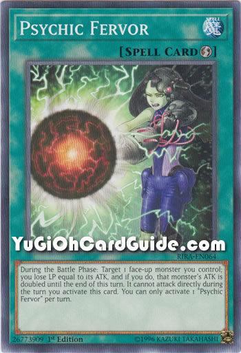 Yu-Gi-Oh Card: Psychic Fervor