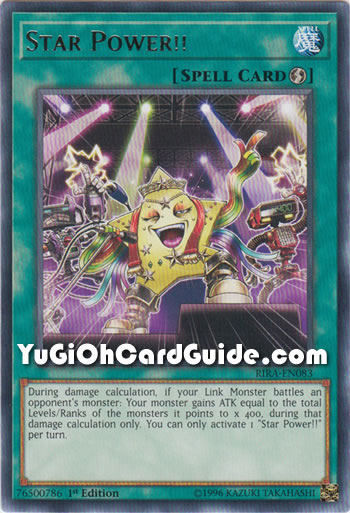 Yu-Gi-Oh Card: Star Power!!