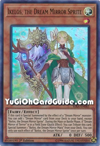 Yu-Gi-Oh Card: Ikelos, the Dream Mirror Sprite