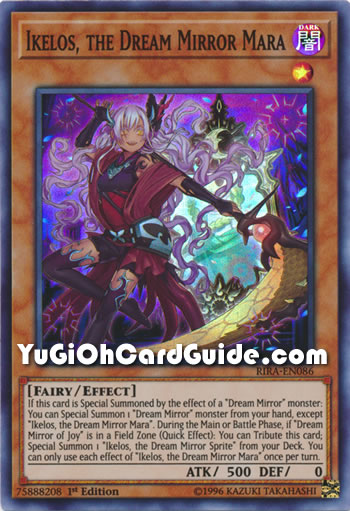Yu-Gi-Oh Card: Ikelos, the Dream Mirror Mara
