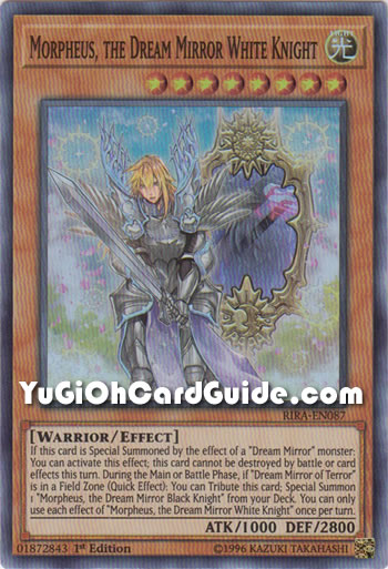 Yu-Gi-Oh Card: Morpheus, the Dream Mirror White Knight