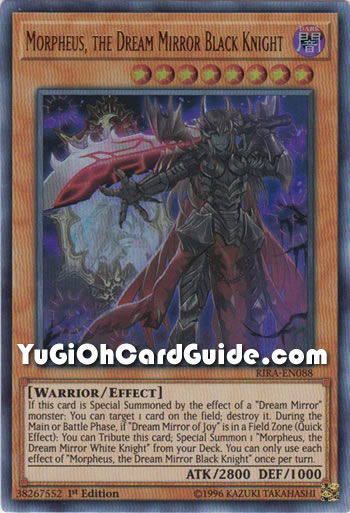 Yu-Gi-Oh Card: Morpheus, the Dream Mirror Black Knight