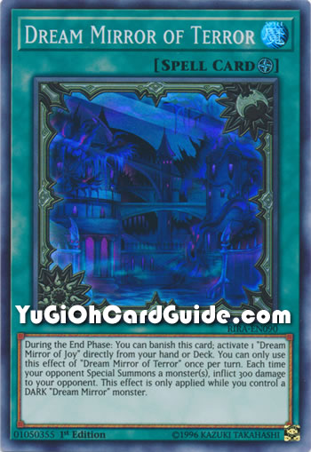 Yu-Gi-Oh Card: Dream Mirror of Terror
