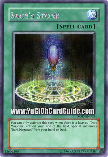 Yu-Gi-Oh! Sage's Stone Card (LCYW-EN073) – Rare, 1st Edition From Legendary Collection 3: Yugi's World