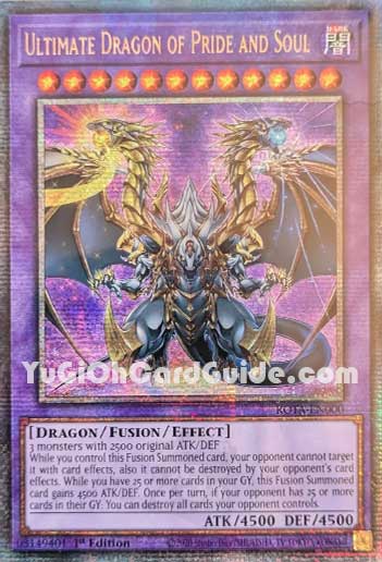 Yu-Gi-Oh Card: Ultimate Dragon of Pride and Soul