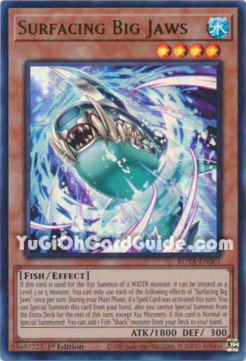 Yu-Gi-Oh Card: Surfacing Big Jaws