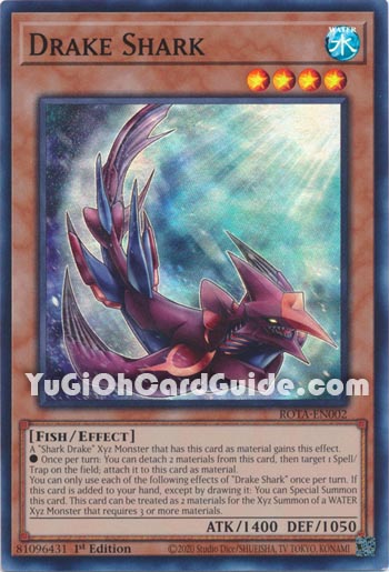 Yu-Gi-Oh Card: Drake Shark