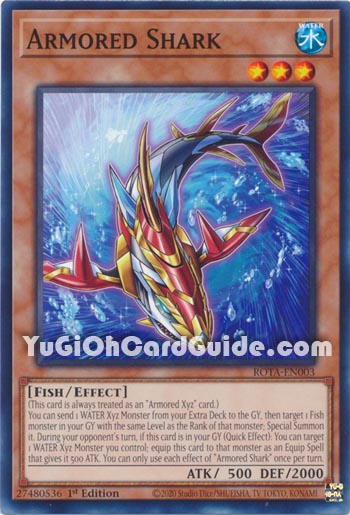 Yu-Gi-Oh Card: Armored Shark