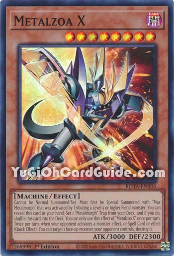 Yu-Gi-Oh Card: Metalzoa X