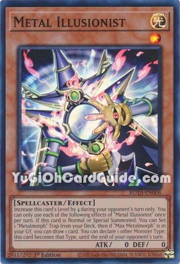 Yu-Gi-Oh Card: Metal Illusionist