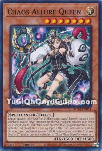 Yu-Gi-Oh Card: Chaos Allure Queen