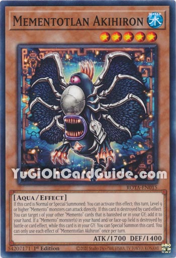 Yu-Gi-Oh Card: Mementotlan Akihiron